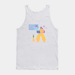 Work From Home Tank Top